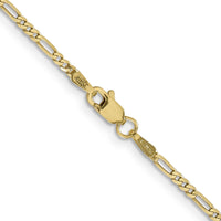 14k 1.8mm Flat Figaro Chain-FFL050-14