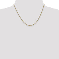 14k 1.8mm Flat Figaro Chain-FFL050-18
