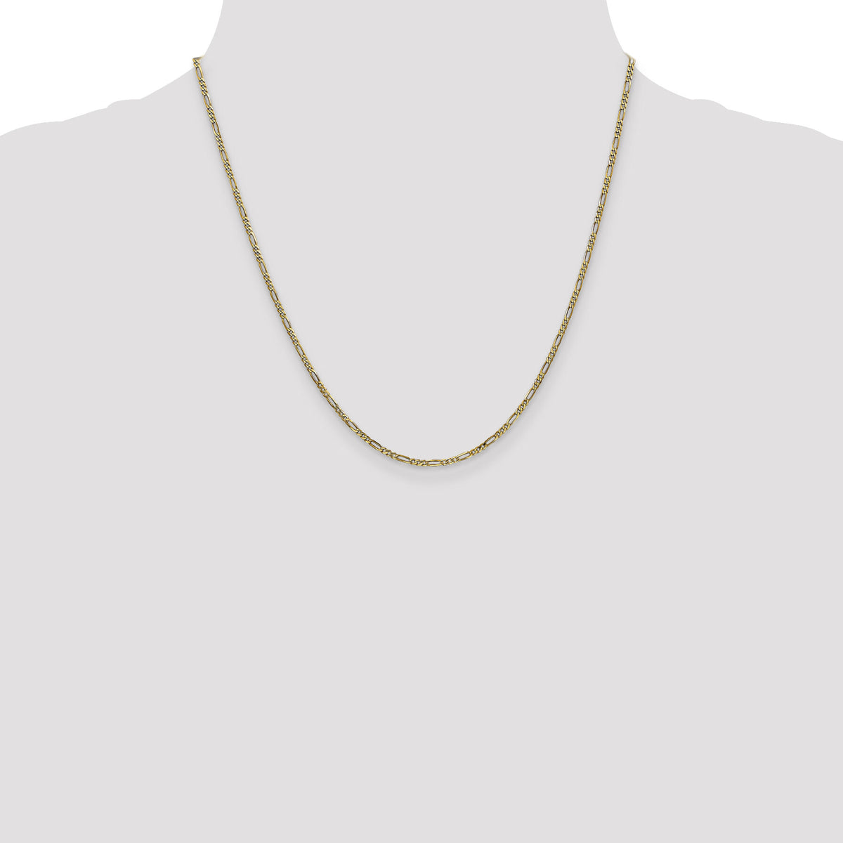 14k 1.8mm Flat Figaro Chain-FFL050-20