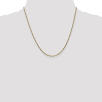 14k 1.8mm Flat Figaro Chain-FFL050-20