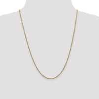 14k 1.8mm Flat Figaro Chain-FFL050-24