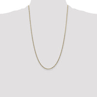 14k 1.8mm Flat Figaro Chain-FFL050-26