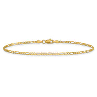 14k 1.8mm Flat Figaro Chain-FFL050-8