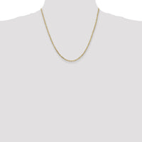 14k 2.25mm Flat Figaro Chain-FFL060-20