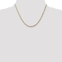 14k 2.75mm Flat Figaro Chain-FFL070-18