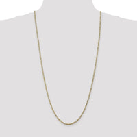 14k 2.75mm Flat Figaro Chain-FFL070-30