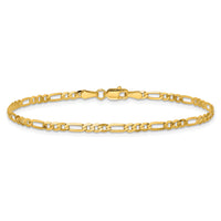 14k 2.75mm Flat Figaro Chain-FFL070-8