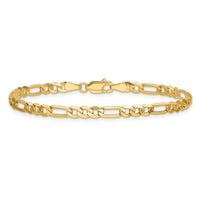 14k 4mm Flat Figaro Chain-FFL100-8