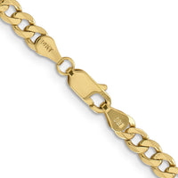 14k 4.75mm Flat Figaro Chain-FFL120-26