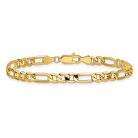 14k 4.75mm Flat Figaro Chain-FFL120-7