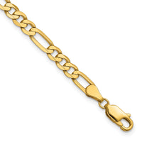 14k 4.75mm Flat Figaro Chain-FFL120-7