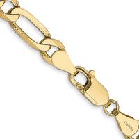 14k 5.25mm Flat Figaro Chain-FFL140-26