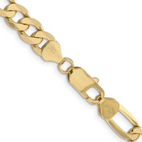 14k 7.5mm Flat Figaro Chain-FFL200-20