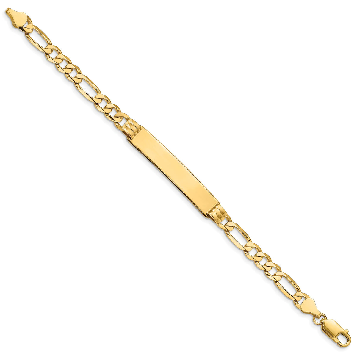 14k Figaro ID Bracelet-FIG160ID-7