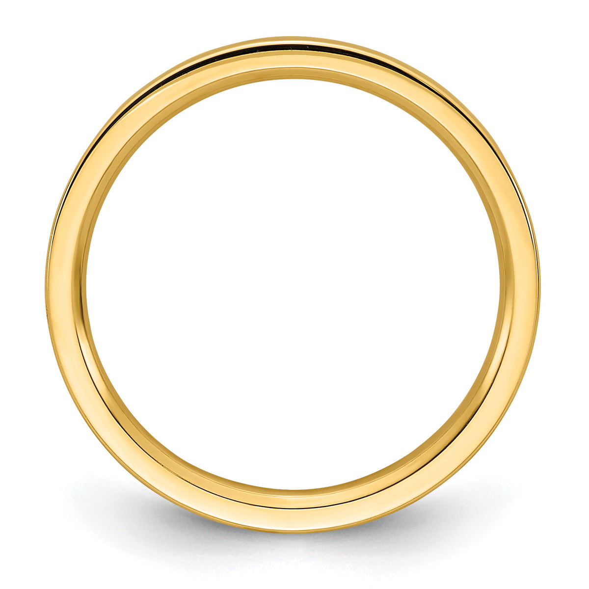 14KY 2mm Standard Flat Comfort Fit Band-FLC020