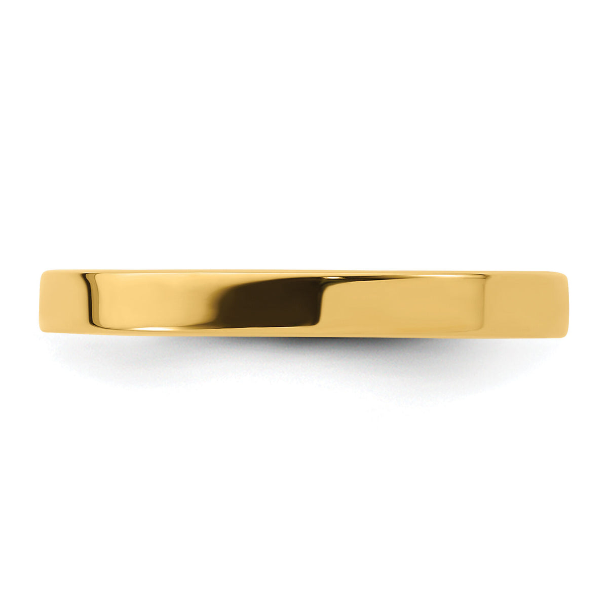 14KY 2.5mm Standard Flat Comfort Fit Band-FLC025