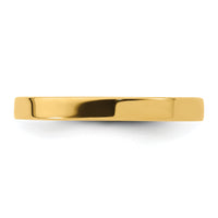 14KY 2.5mm Standard Flat Comfort Fit Band-FLC025