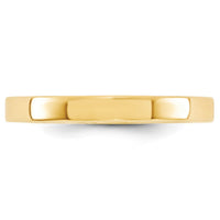14KY 3mm Standard Flat Comfort Fit Band-FLC030