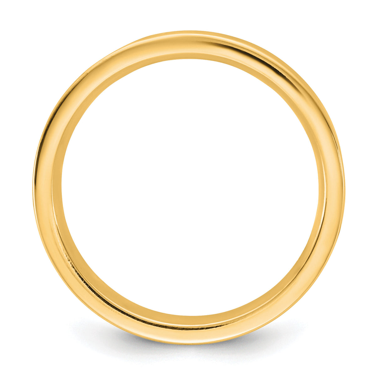 14KY 3.5mm Standard Flat Comfort Fit Band-FLC035