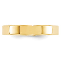 14KY 4mm Standard Flat Comfort Fit Band-FLC040