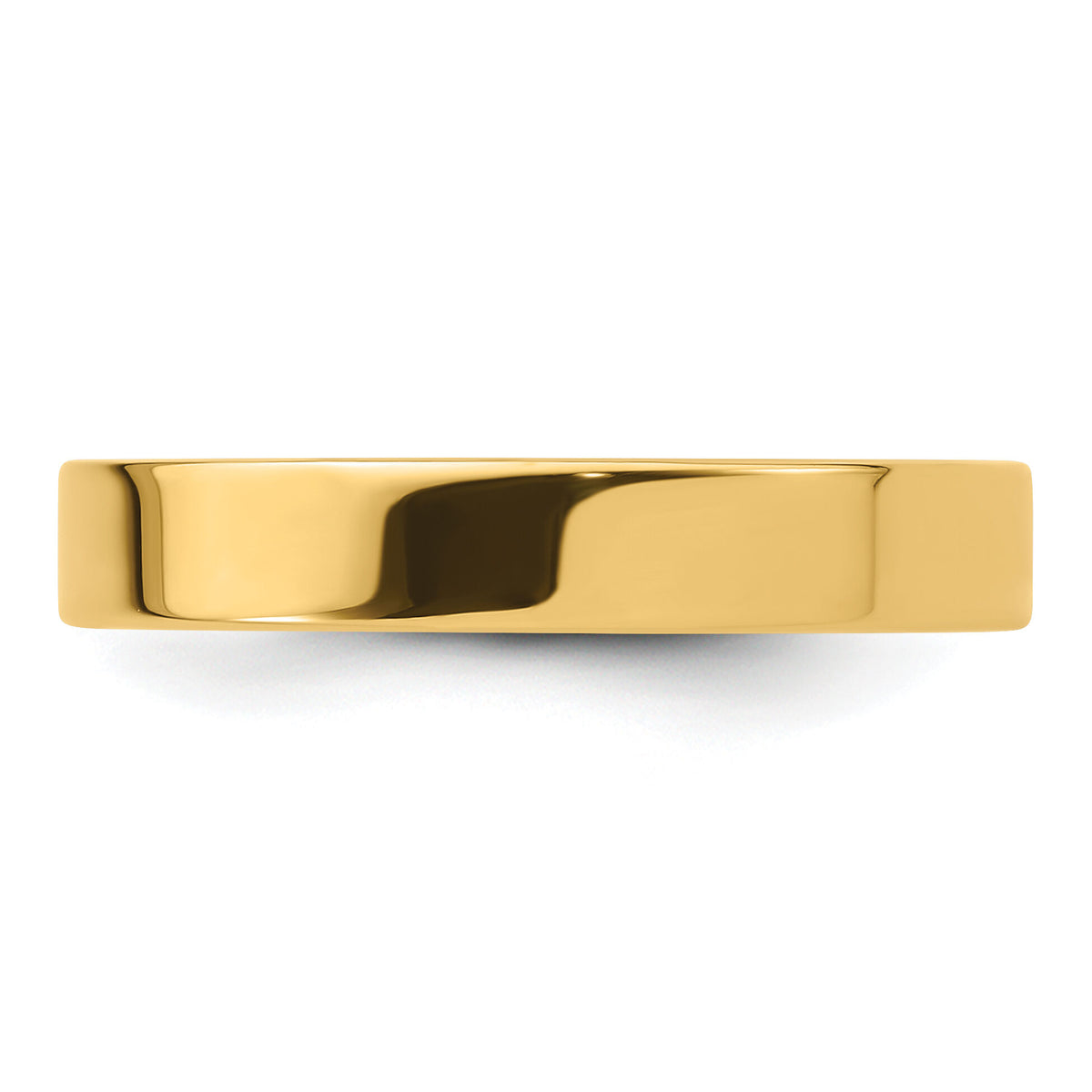 14KY 4mm Standard Flat Comfort Fit Band-FLC040