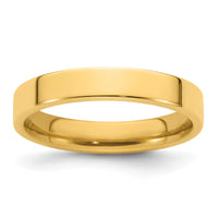 14KY 4mm Standard Flat Comfort Fit Band-FLC040