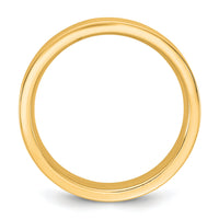 14KY 4.5mm Standard Flat Comfort Fit Band-FLC045