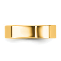 14KY 5.5mm Standard Flat Comfort Fit Band-FLC055