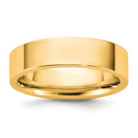 14KY 5.5mm Standard Flat Comfort Fit Band-FLC055