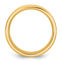 14KY 6.5mm Standard Flat Comfort Fit Band-FLC065