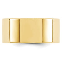 14KY 10mm Standard Flat Comfort Fit Band-FLC100