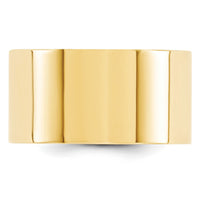 14KY 12mm Standard Flat Comfort Fit Band-FLC120