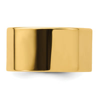14KY 12mm Standard Flat Comfort Fit Band-FLC120