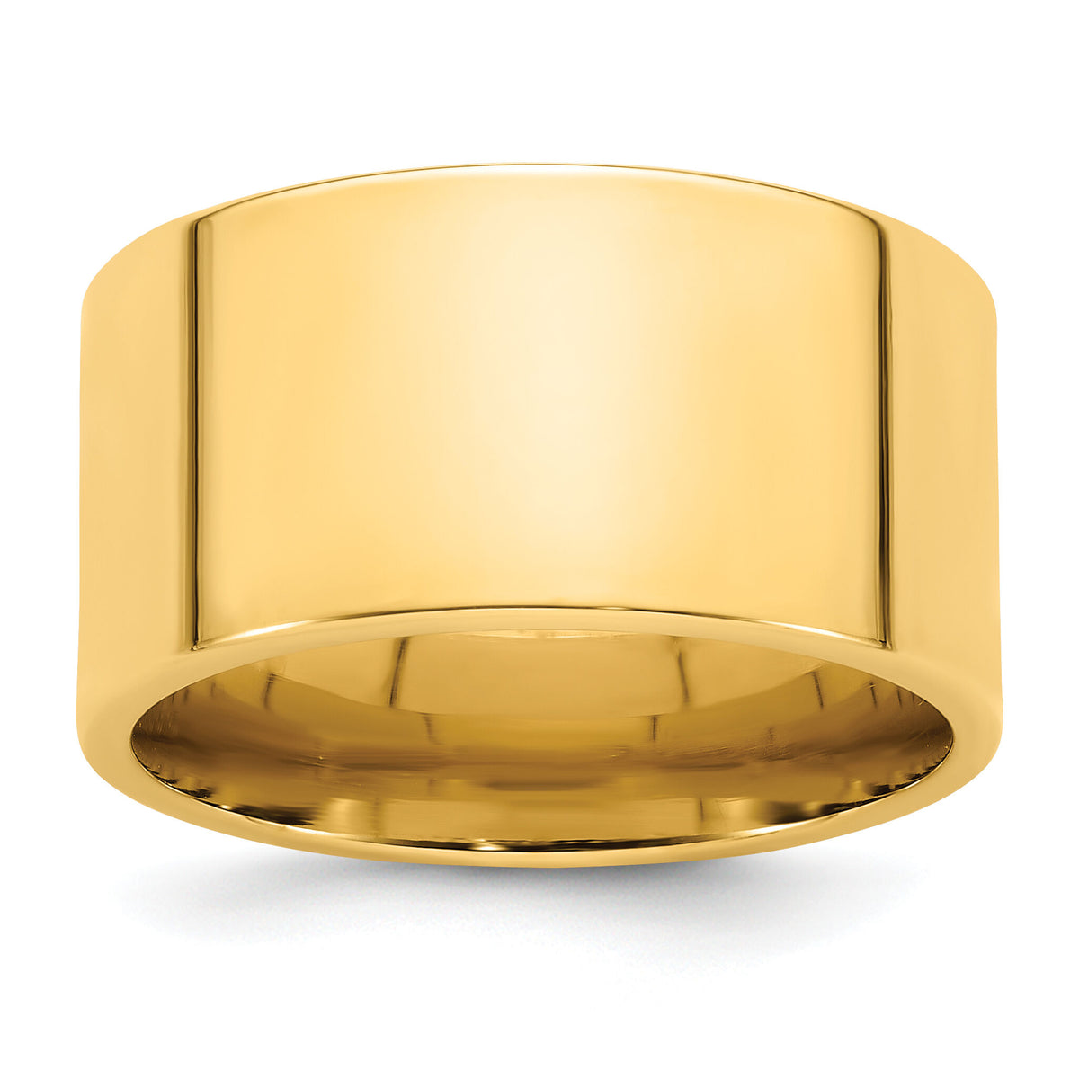 14KY 12mm Standard Flat Comfort Fit Band-FLC120