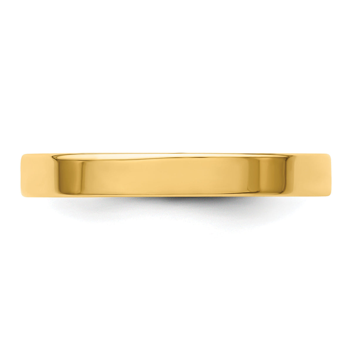 14KY 3mm LTW Flat Band-FLL030