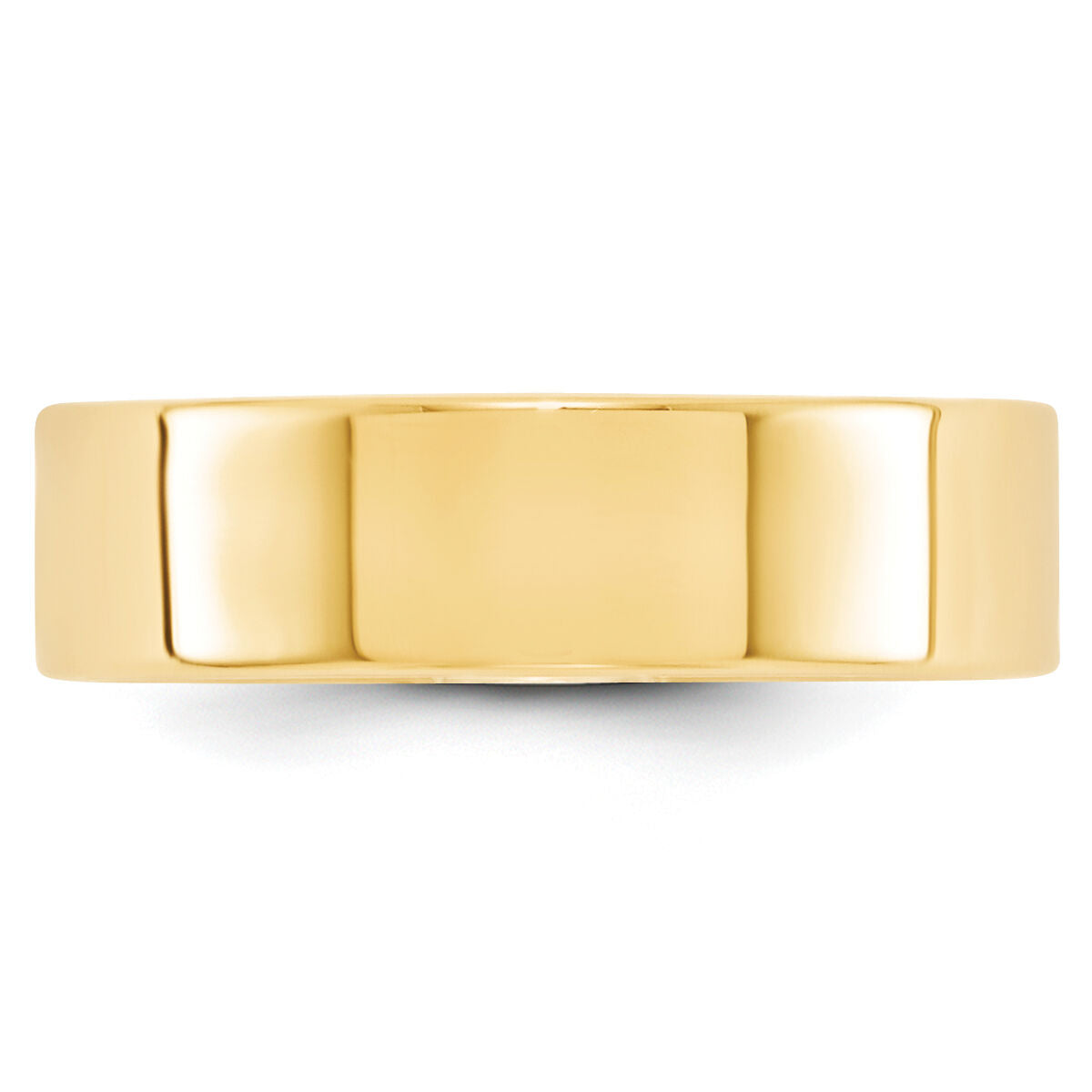 14KY 6mm LTW Flat Band-FLL060