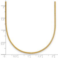 14k .9mm Franco Chain-FRA030-30