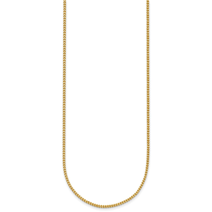 14k 1mm Franco Chain-FRA035-16