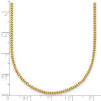 14k 1mm Franco Chain-FRA035-16