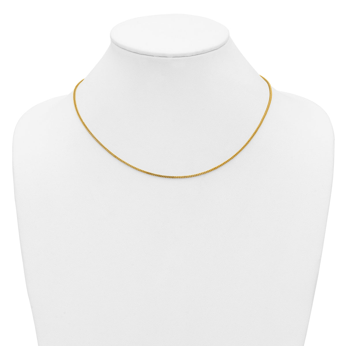 14k 1mm Franco Chain-FRA035-18