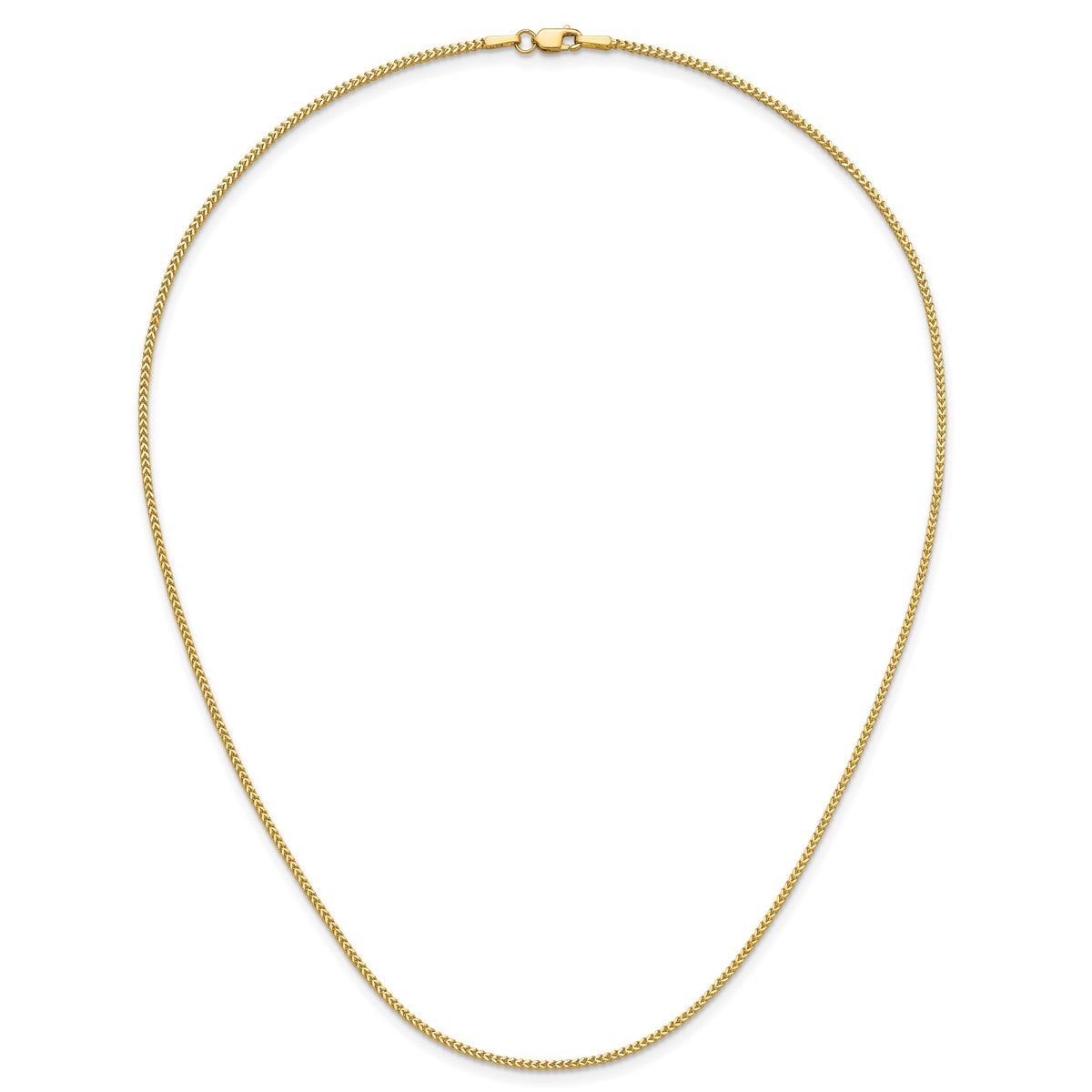 14k 1mm Franco Chain-FRA035-18