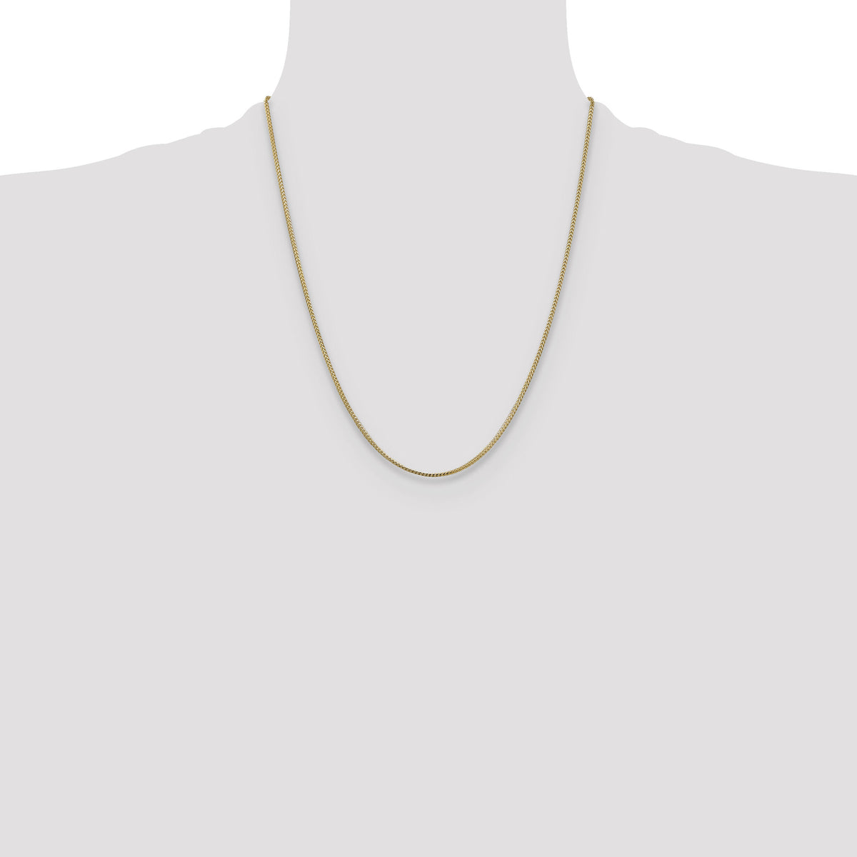 14k 1mm Franco Chain-FRA035-22