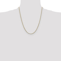 14k 1mm Franco Chain-FRA035-22