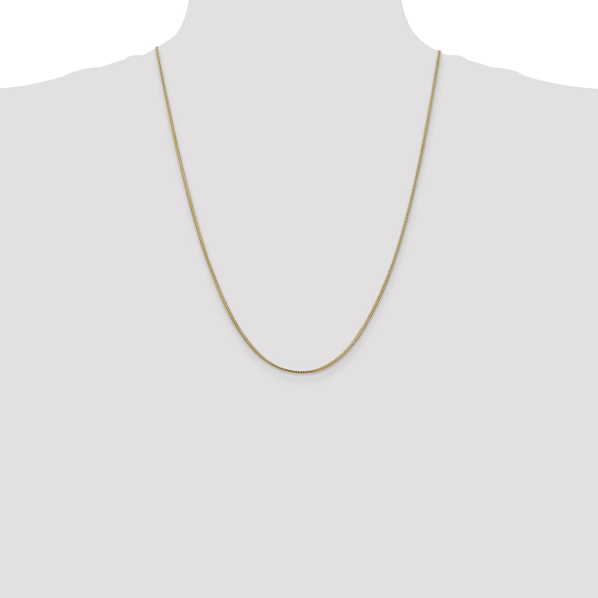 14k 1mm Franco Chain-FRA035-24