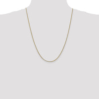 14k 1mm Franco Chain-FRA035-24