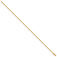 14k 1mm Franco Chain-FRA035-7