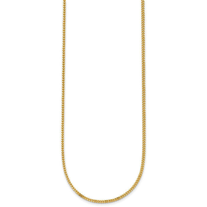 14k 1.3mm Franco Chain-FRA040-16