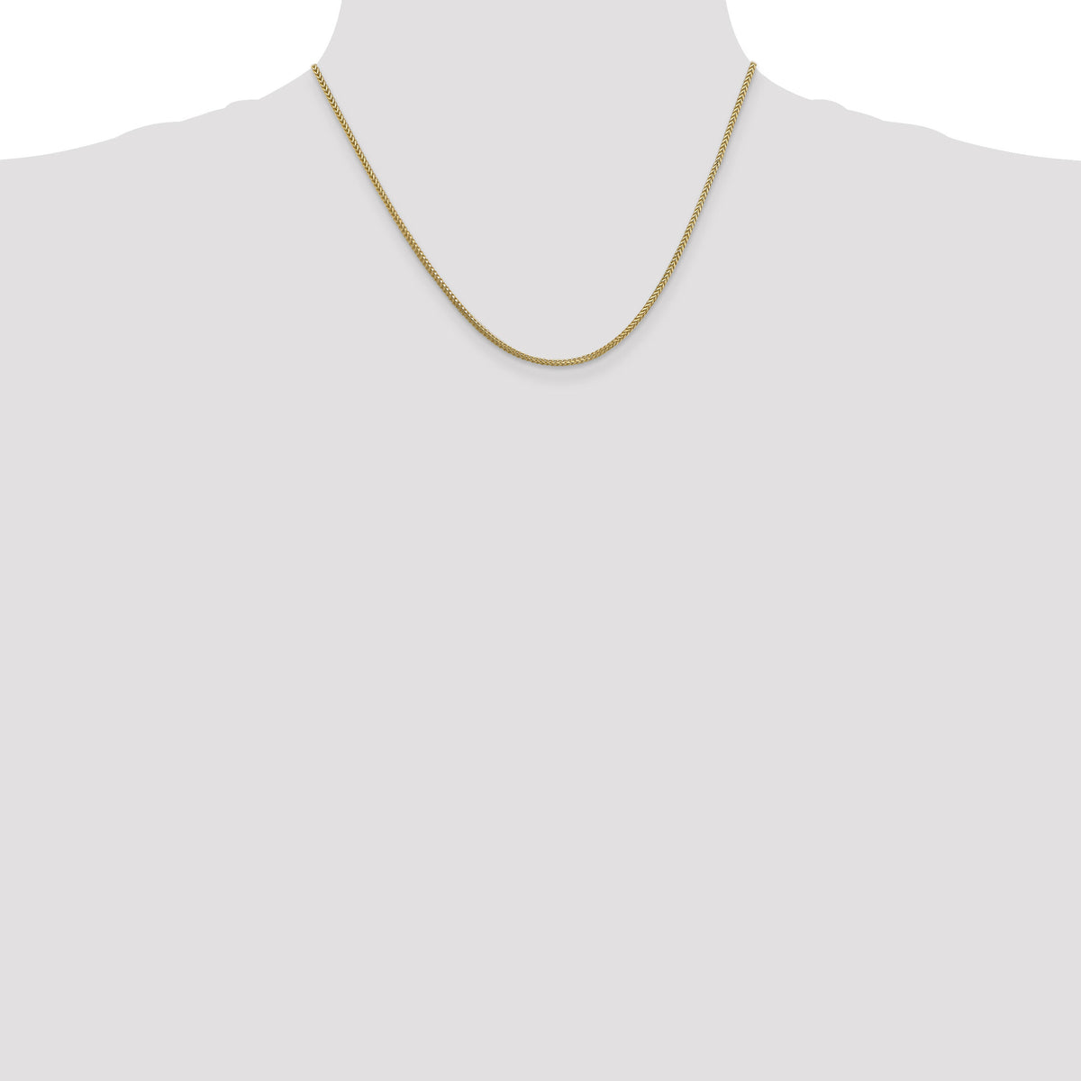 14k 1.3mm Franco Chain-FRA040-18