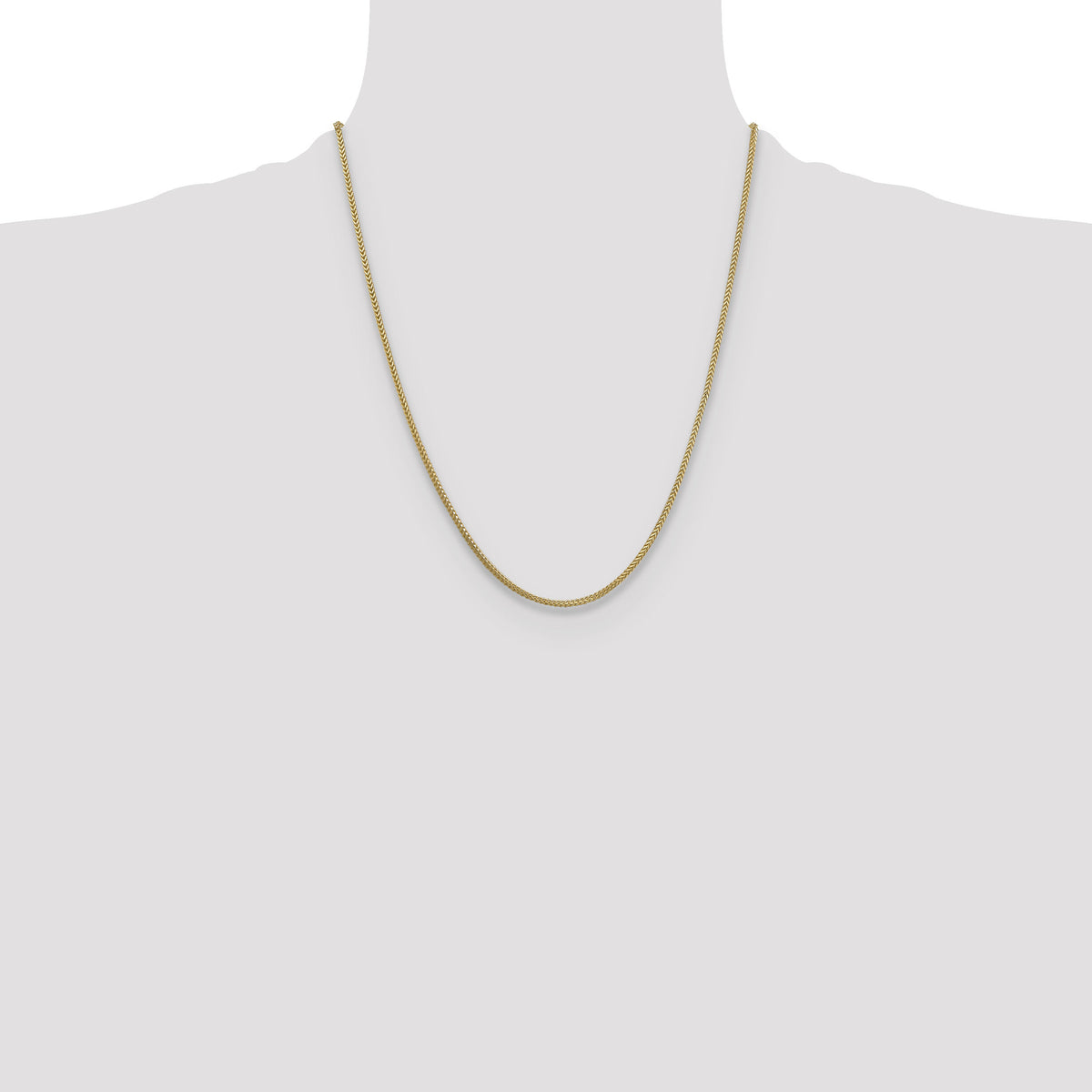14k 1.3mm Franco Chain-FRA040-22