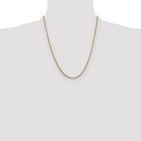 14k 1.3mm Franco Chain-FRA040-22